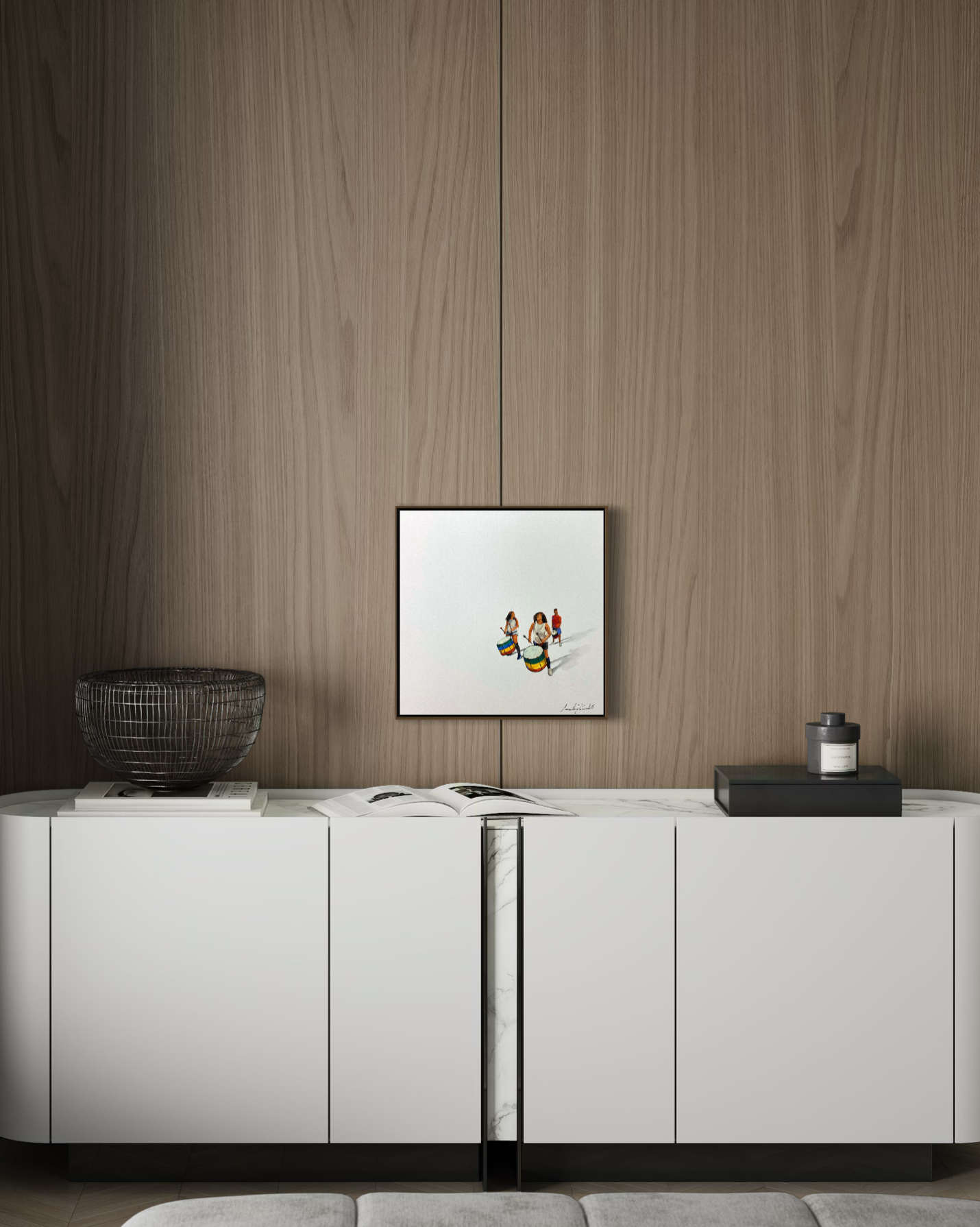 Obra De Arte Minimalista - Carnaval - Bateria