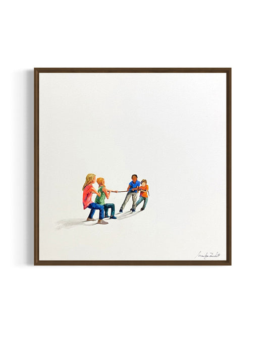 Obra De Arte Minimalista - Diálogos visuais - Cabo de Guerra
