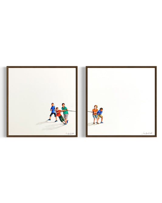 Obra De Arte Minimalista (Díptico) - Cabo