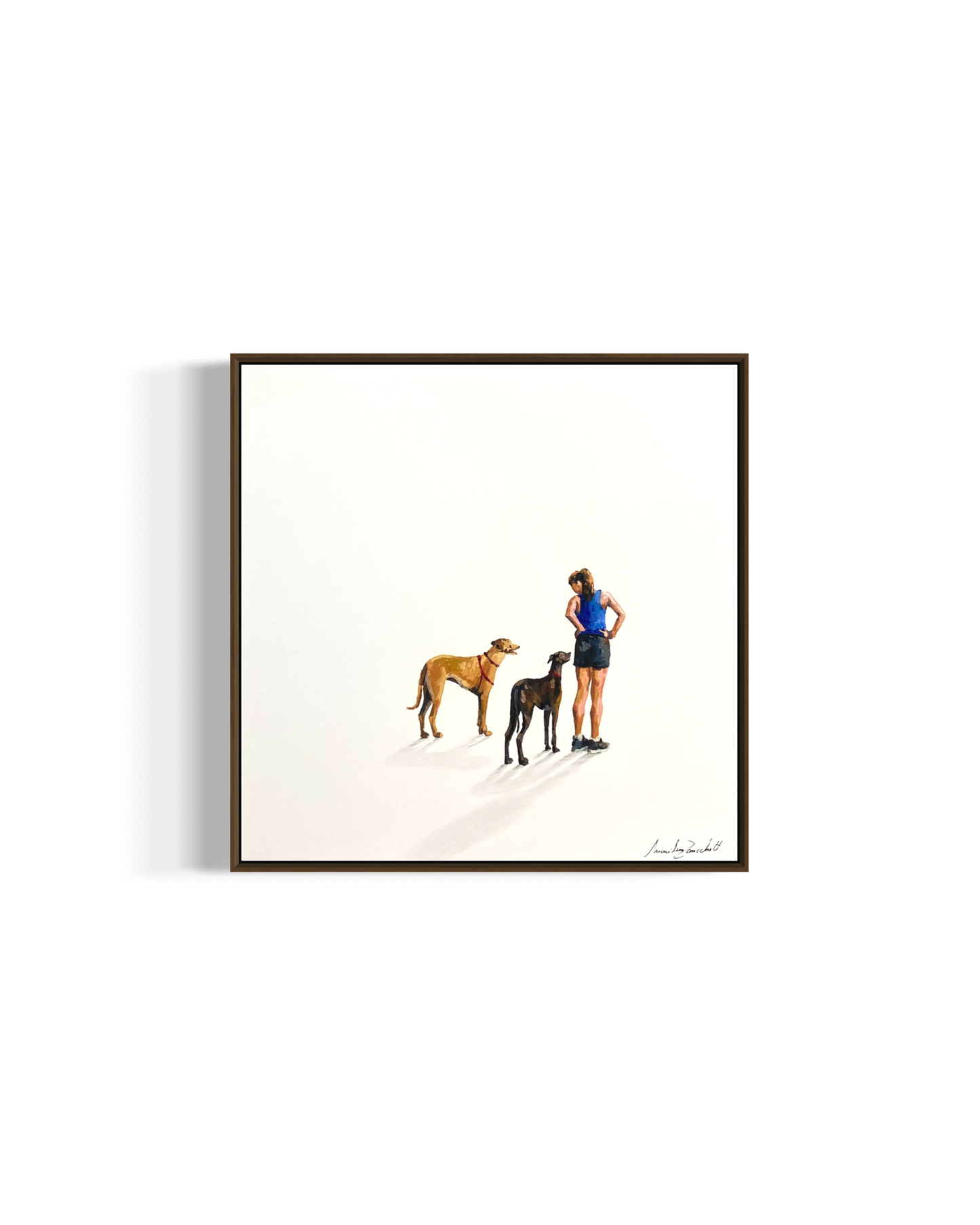 Obra de Arte Minimalista - Diálogos Visuais - Galgos