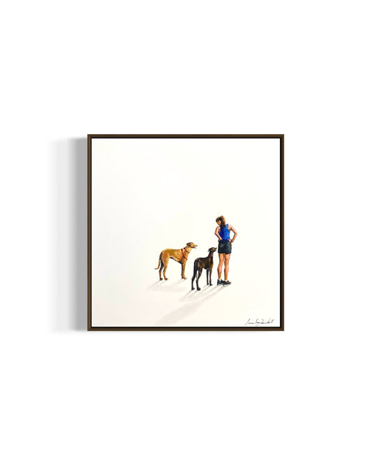 Obra de Arte Minimalista - Diálogos Visuais - Galgos