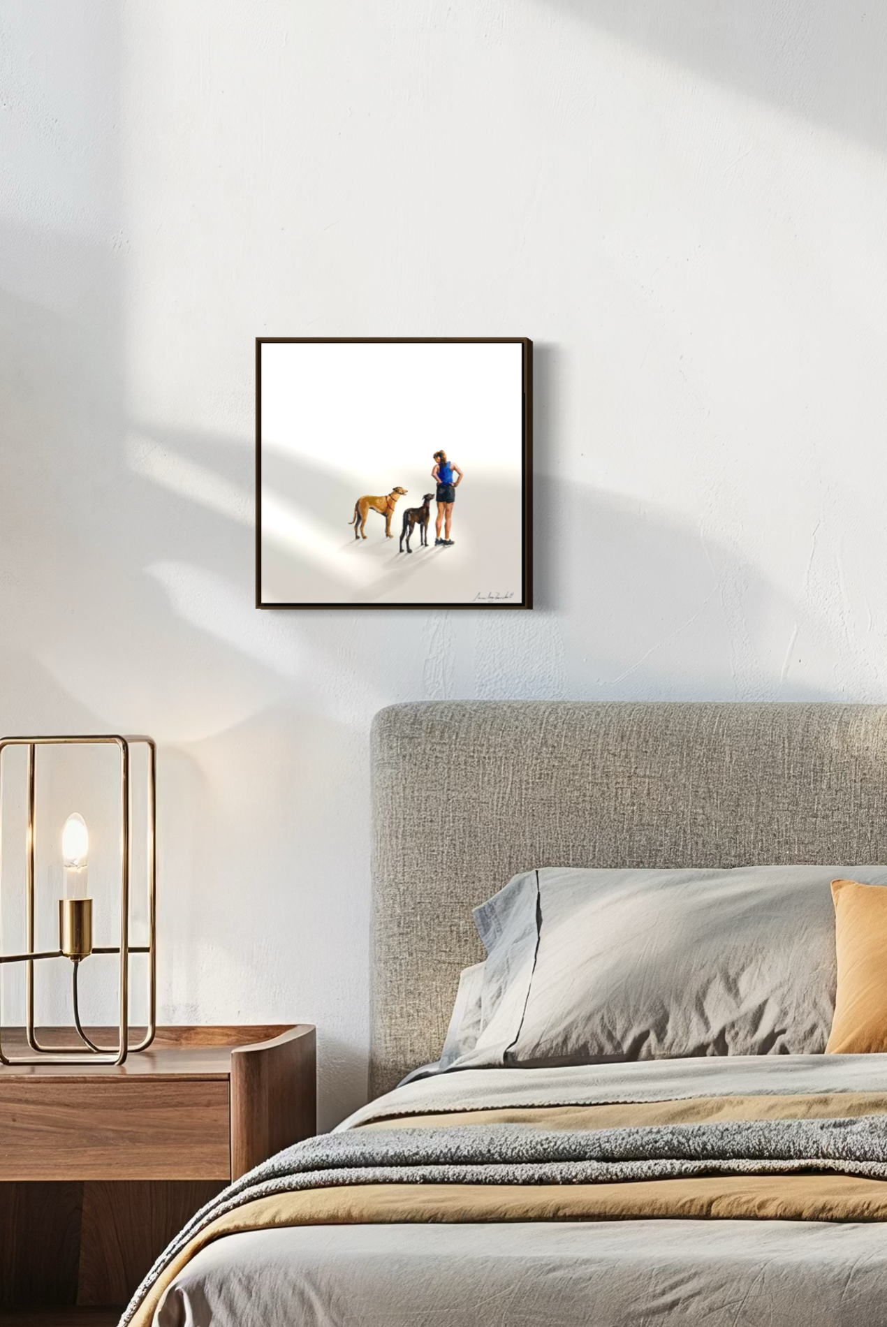 Obra de Arte Minimalista - Diálogos Visuais - Galgos