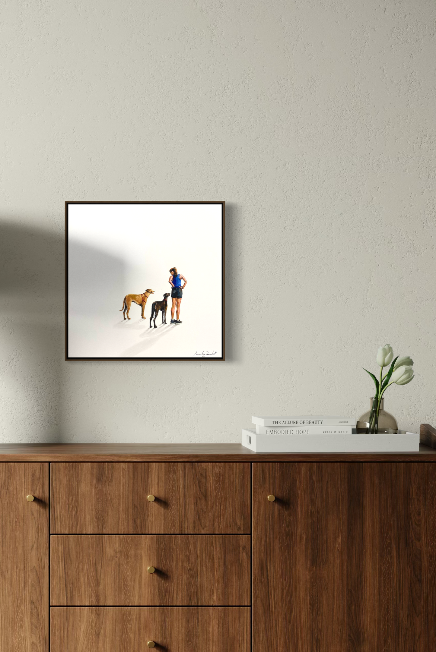 Obra de Arte Minimalista - Diálogos Visuais - Galgos