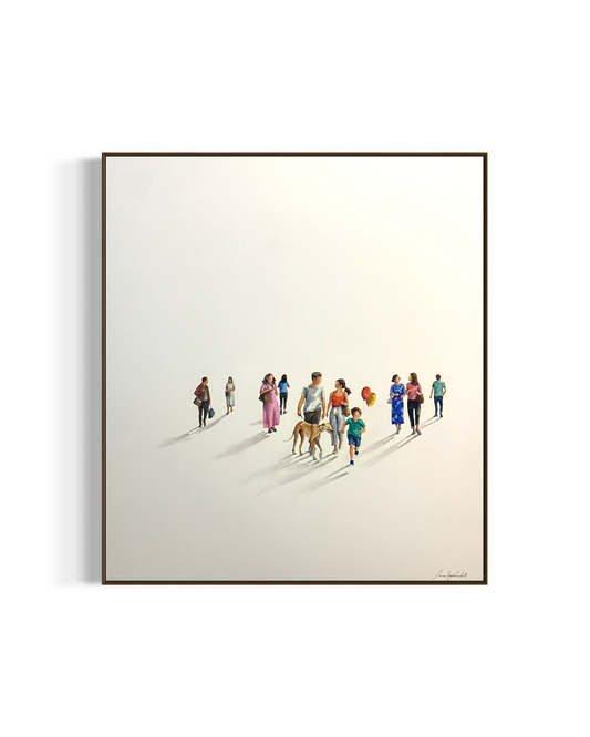 Obra de Arte Minimalista - Diálogos Visuais - A pé