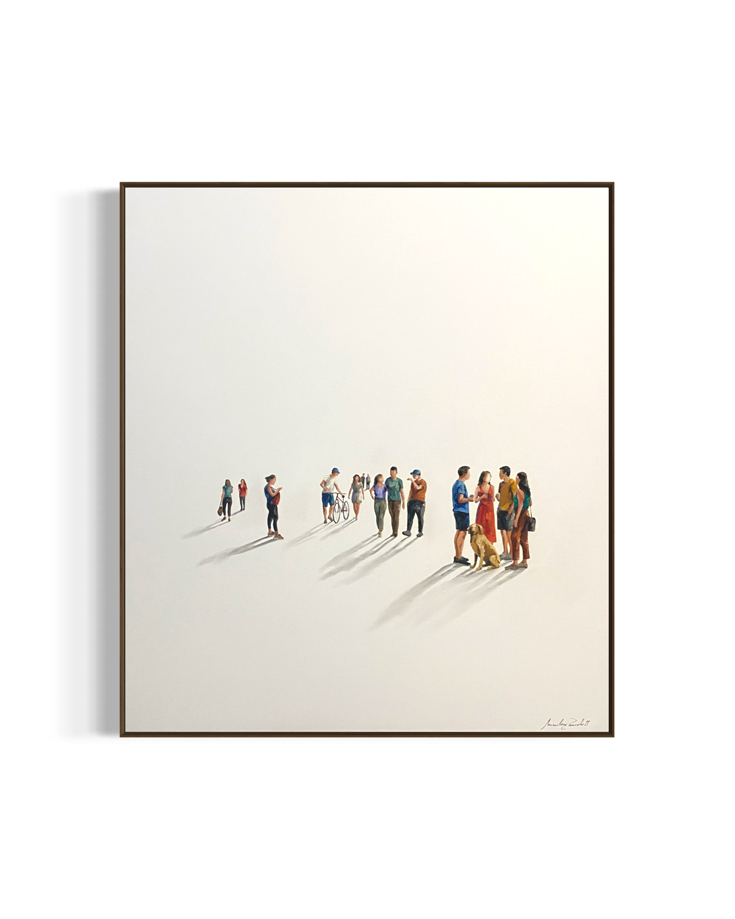 Obra de Arte Minimalista - Diálogos Visuais - Golden