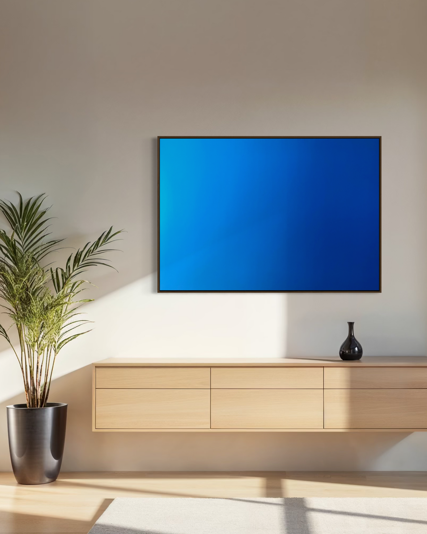 Obra de Arte Abstrata - Degradês - Blue