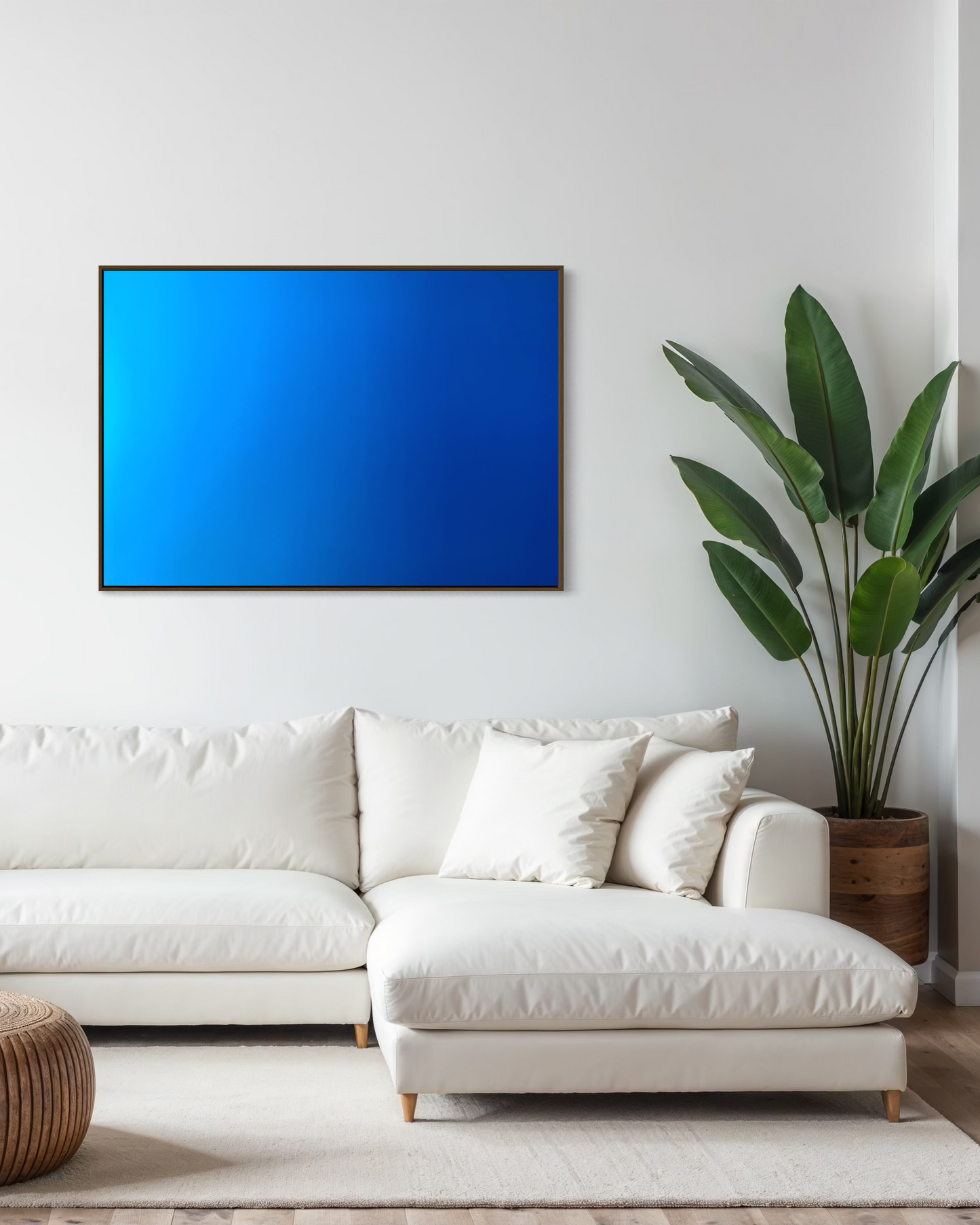 Obra de Arte Abstrata - Degradês - Blue