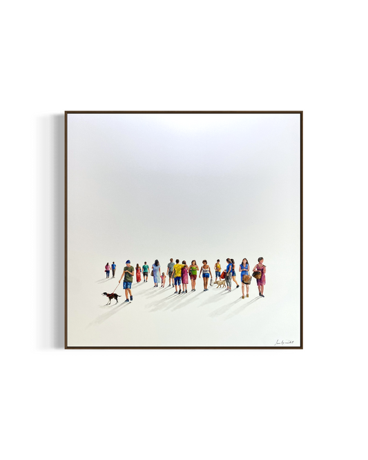 Obra de Arte Minimalista - Diálogos Visuais - Calçadão