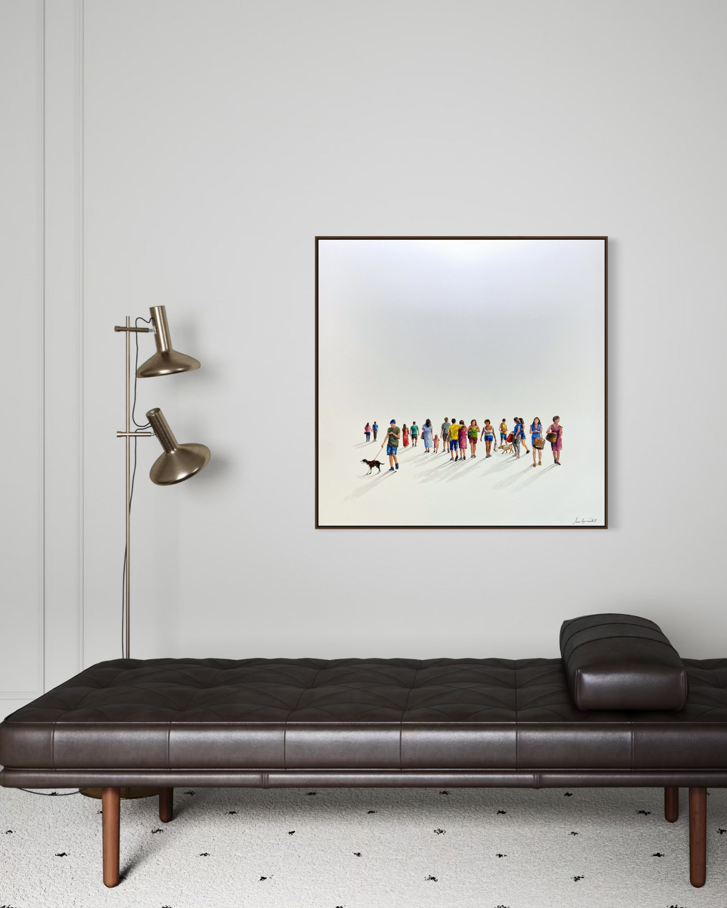 Obra de Arte Minimalista - Diálogos Visuais - Calçadão