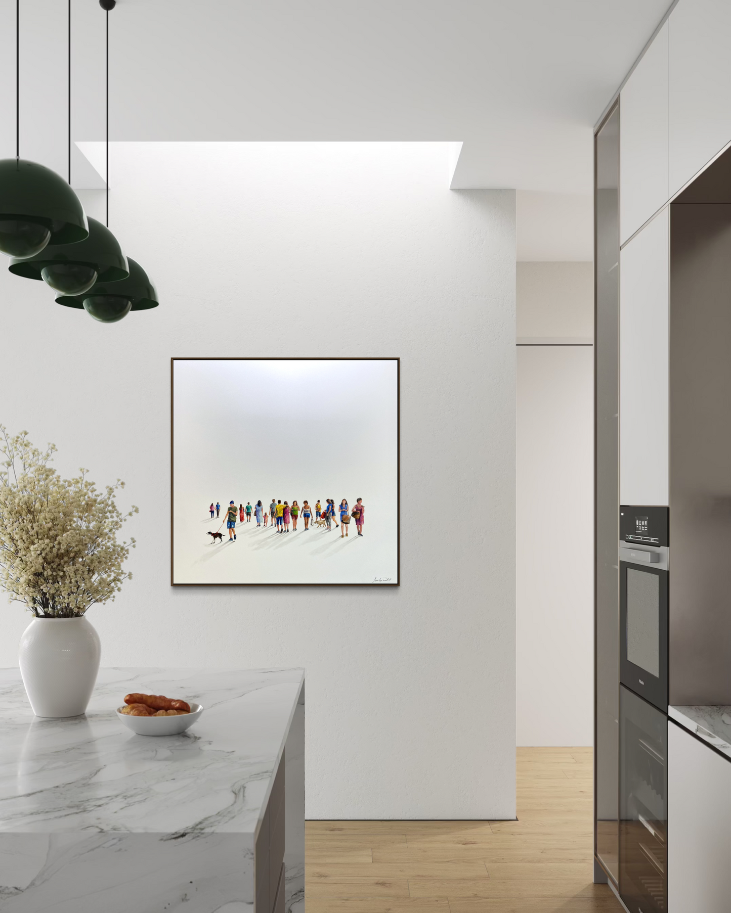 Obra de Arte Minimalista - Diálogos Visuais - Calçadão