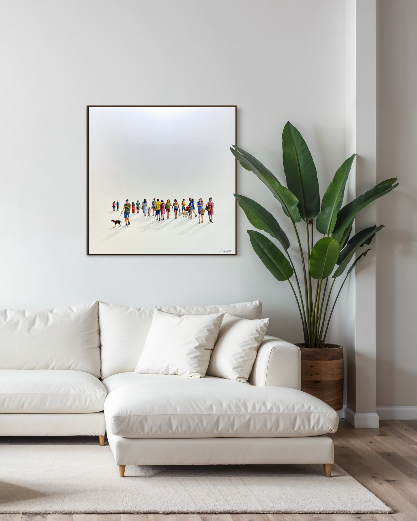Obra de Arte Minimalista - Diálogos Visuais - Calçadão