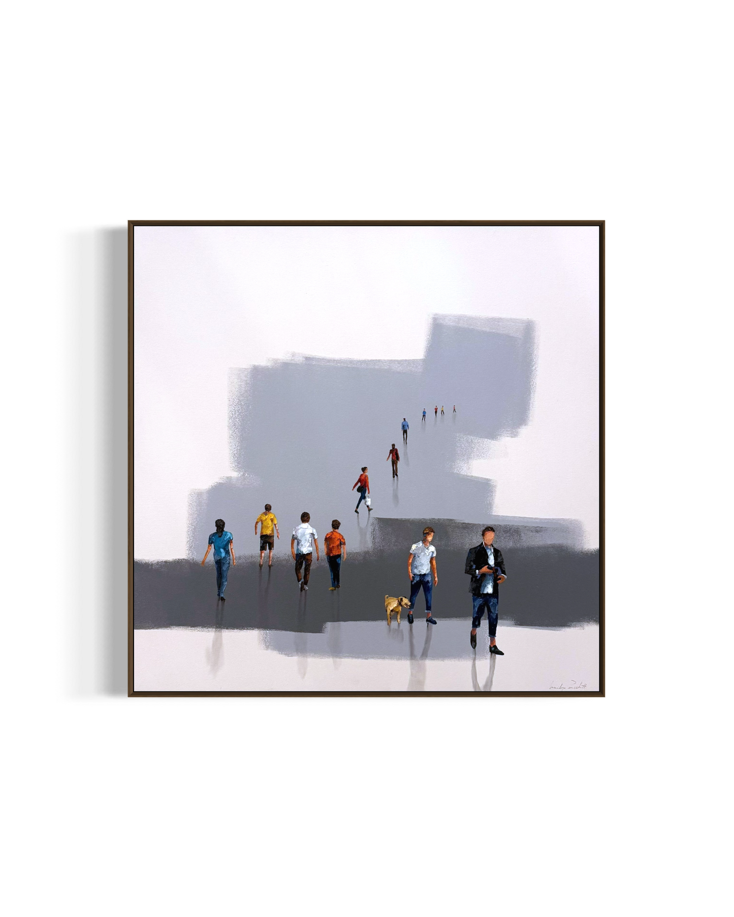 Obra de Arte Minimalista - Diálogos Visuais - Asfalto