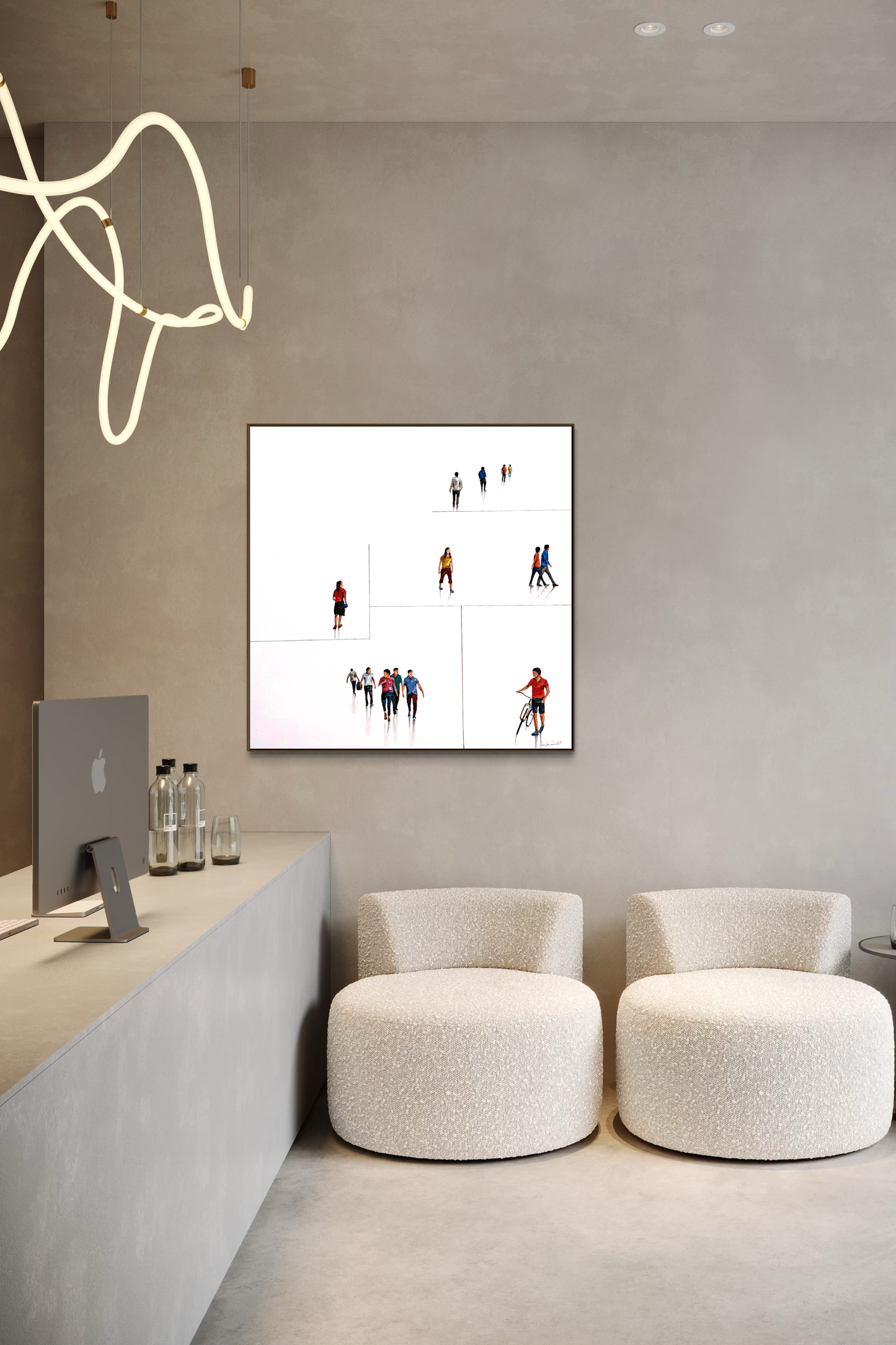 Obra de Arte Minimalista - Diálogos Visuais - Seções