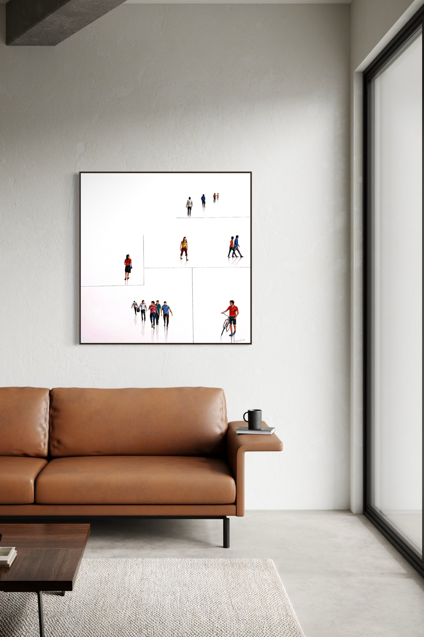 Obra de Arte Minimalista - Diálogos Visuais - Seções