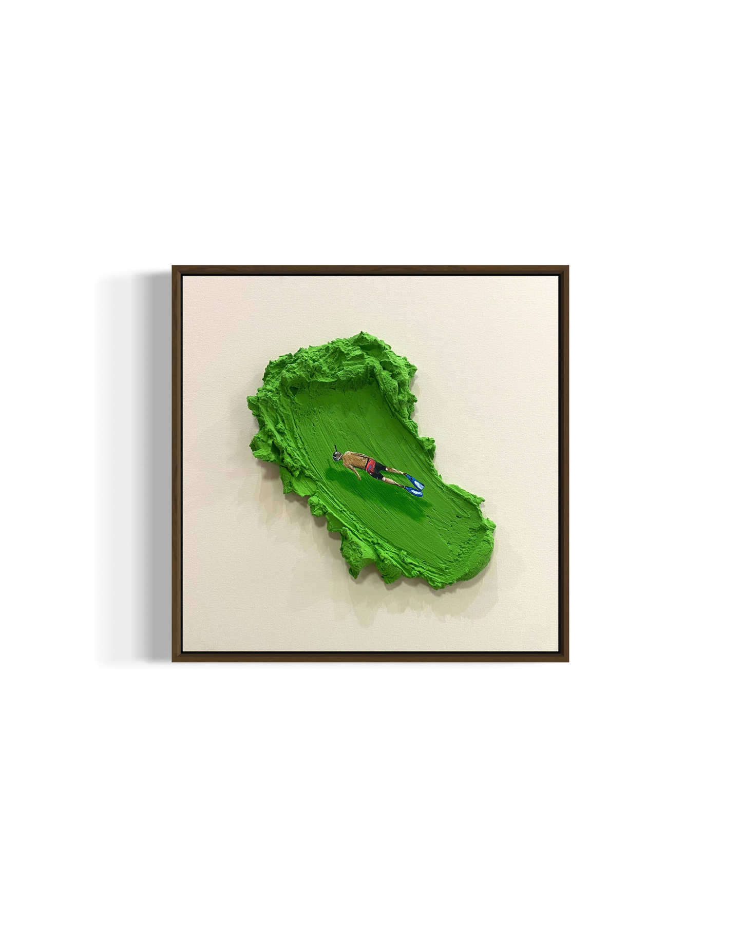 Obra de Arte Figurativa - Flutuar - Snorkel