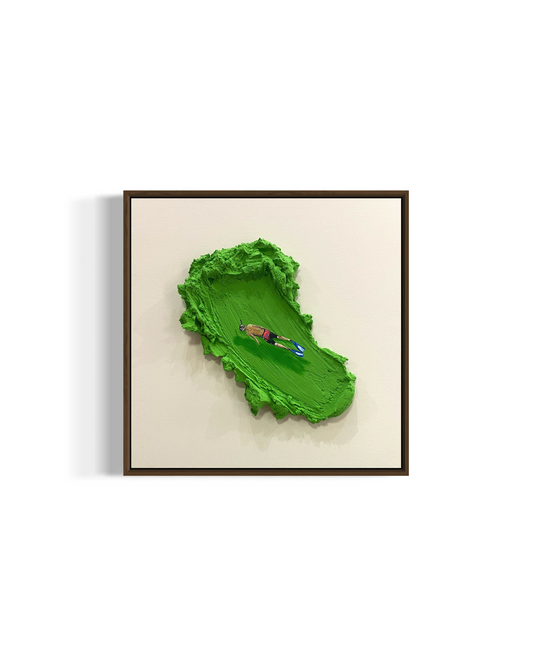 Obra de Arte Figurativa - Flutuar - Snorkel