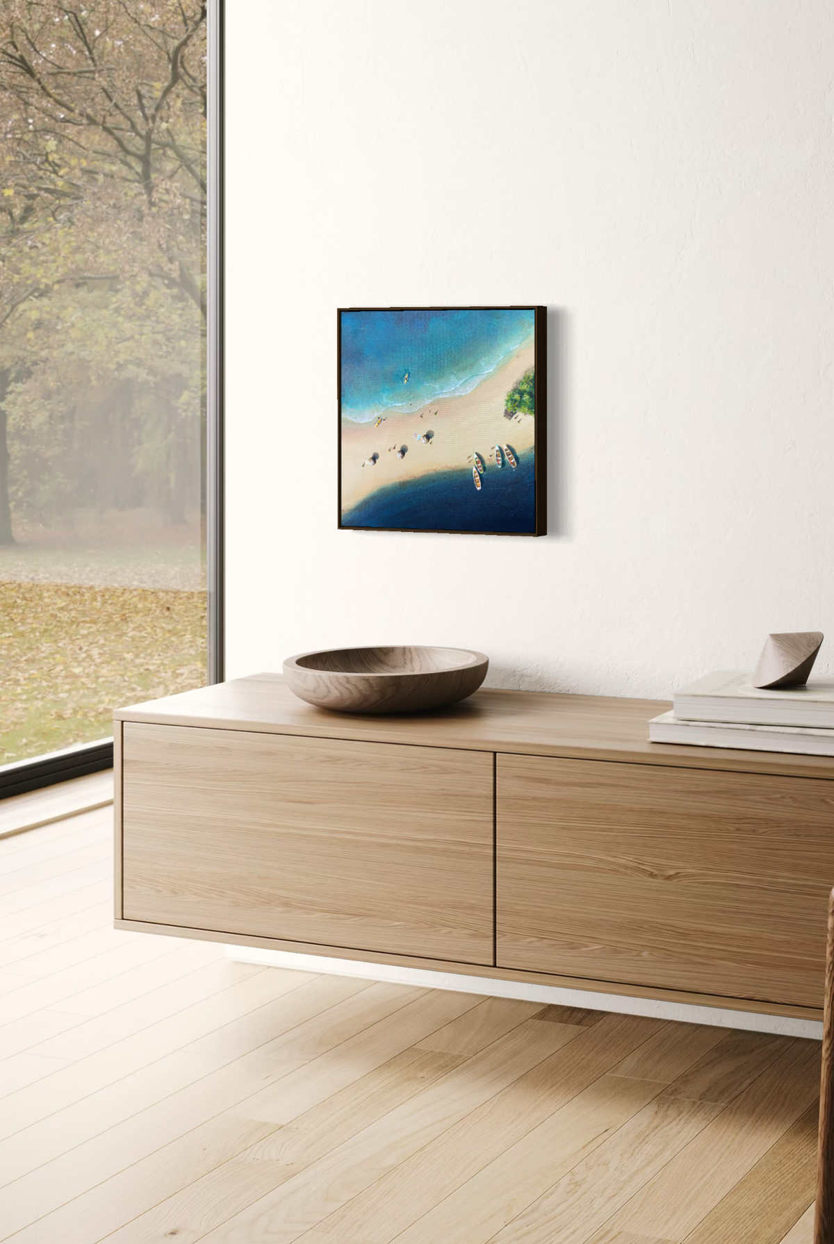 Obra de Arte Figurativa - Flutuar - Entre Rio e Mar