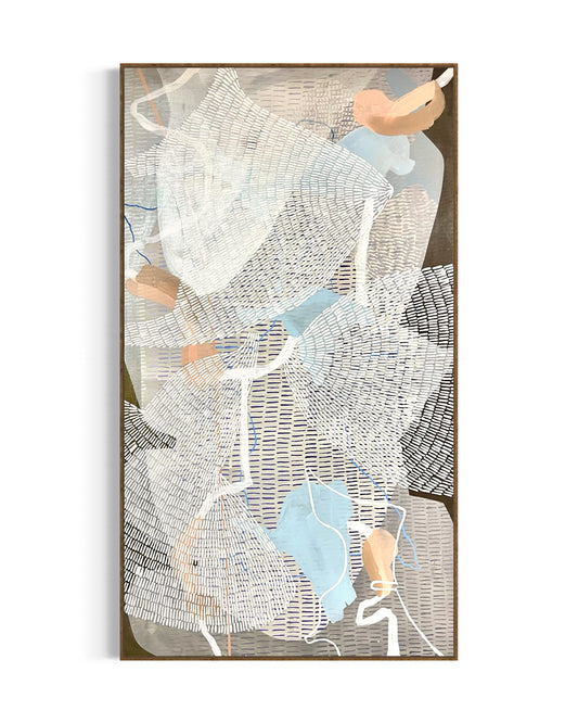 Obra De Arte Abstrata - Escamas