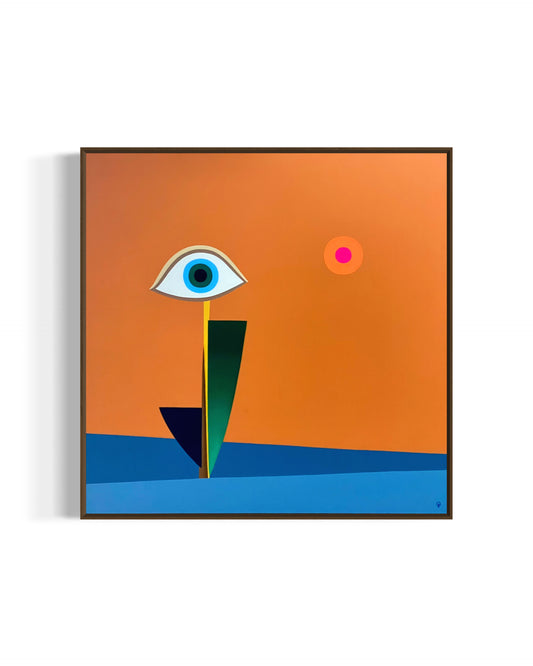 Obra De Arte Figurativa - Flor de Iris