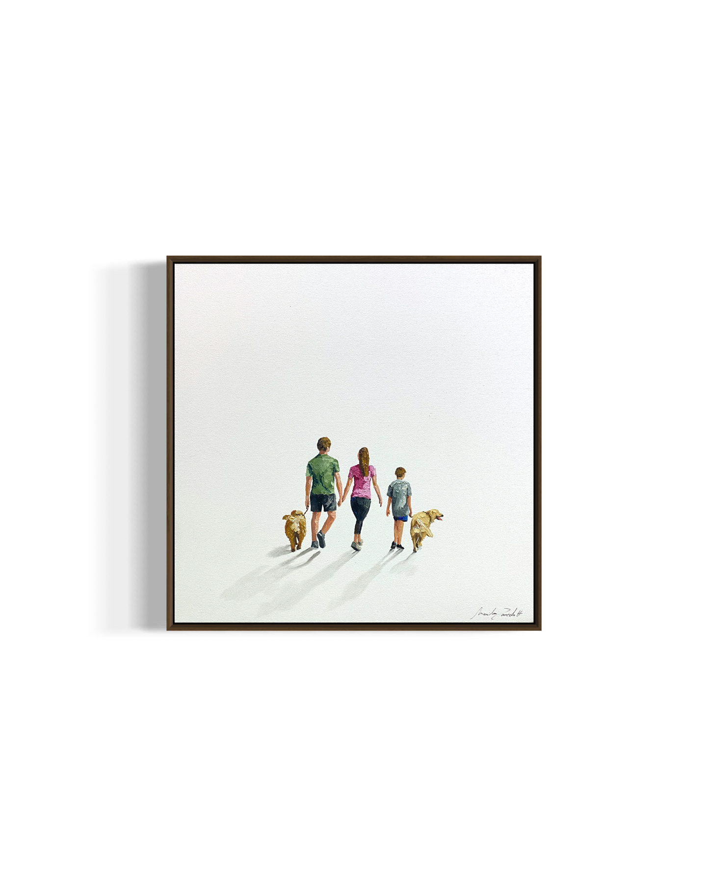 Obra de Arte Minimalista - Diálogos Visuais - Família