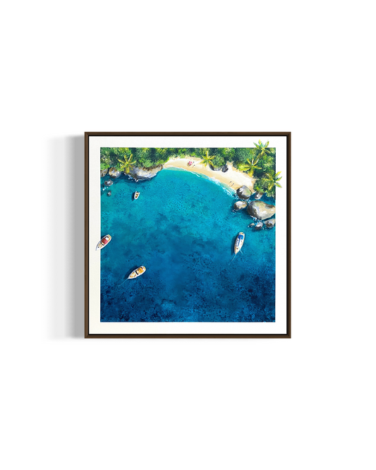 Obra De Arte Figurativa - Flutuar - Refúgio I