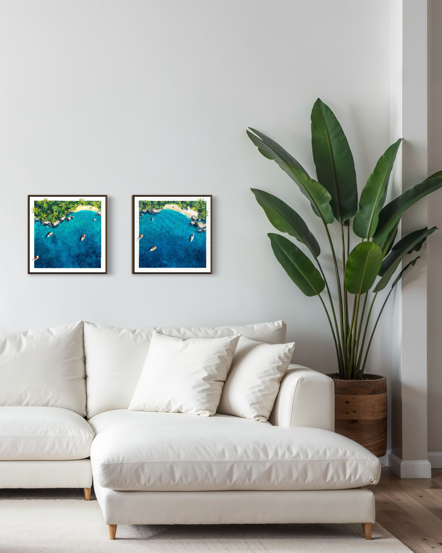 Obra De Arte Figurativa - Flutuar - Refúgio II