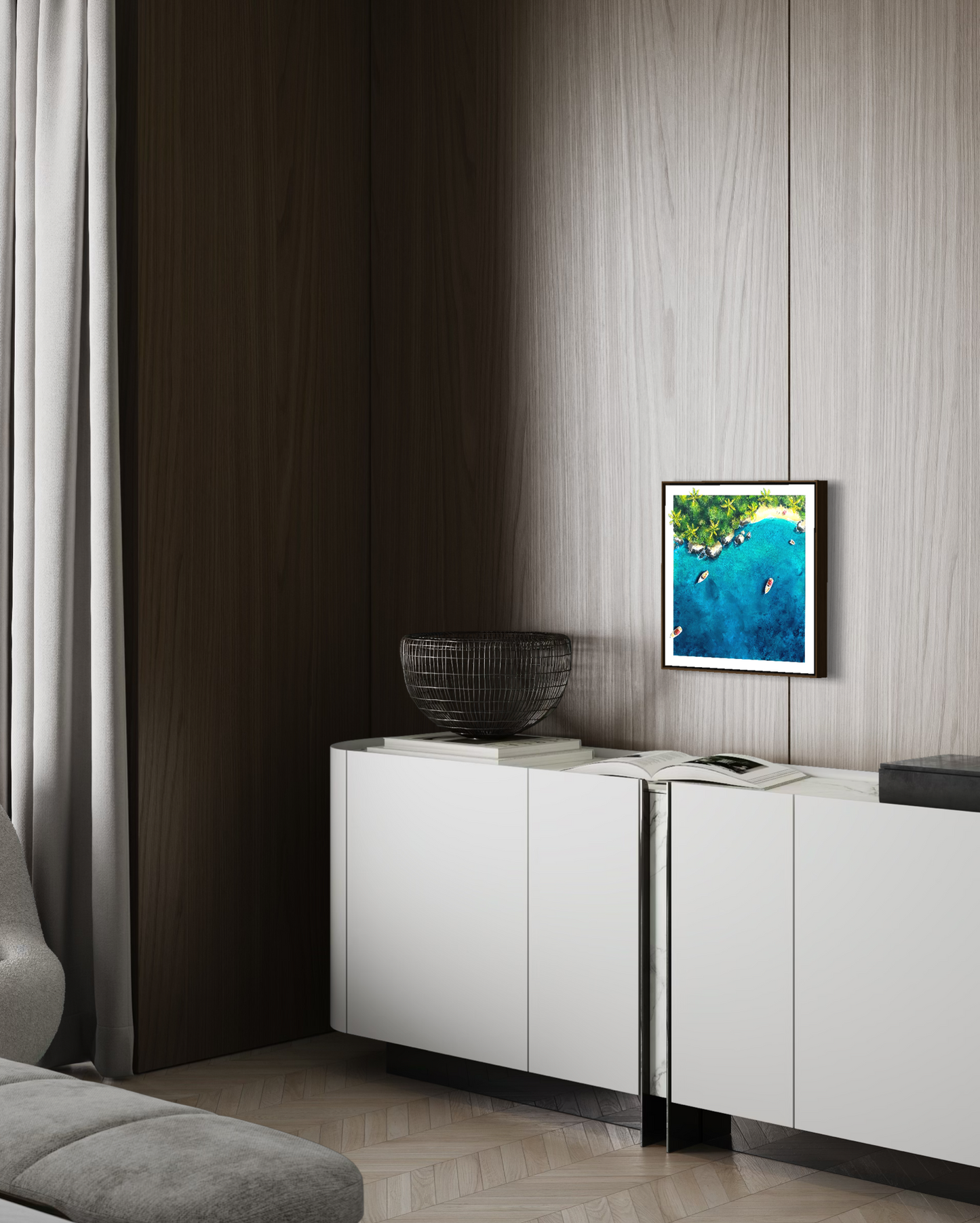 Obra De Arte Figurativa - Flutuar - Refúgio II