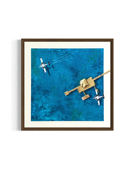 Obra De Arte Figurativa - Flutuar - Aéreo