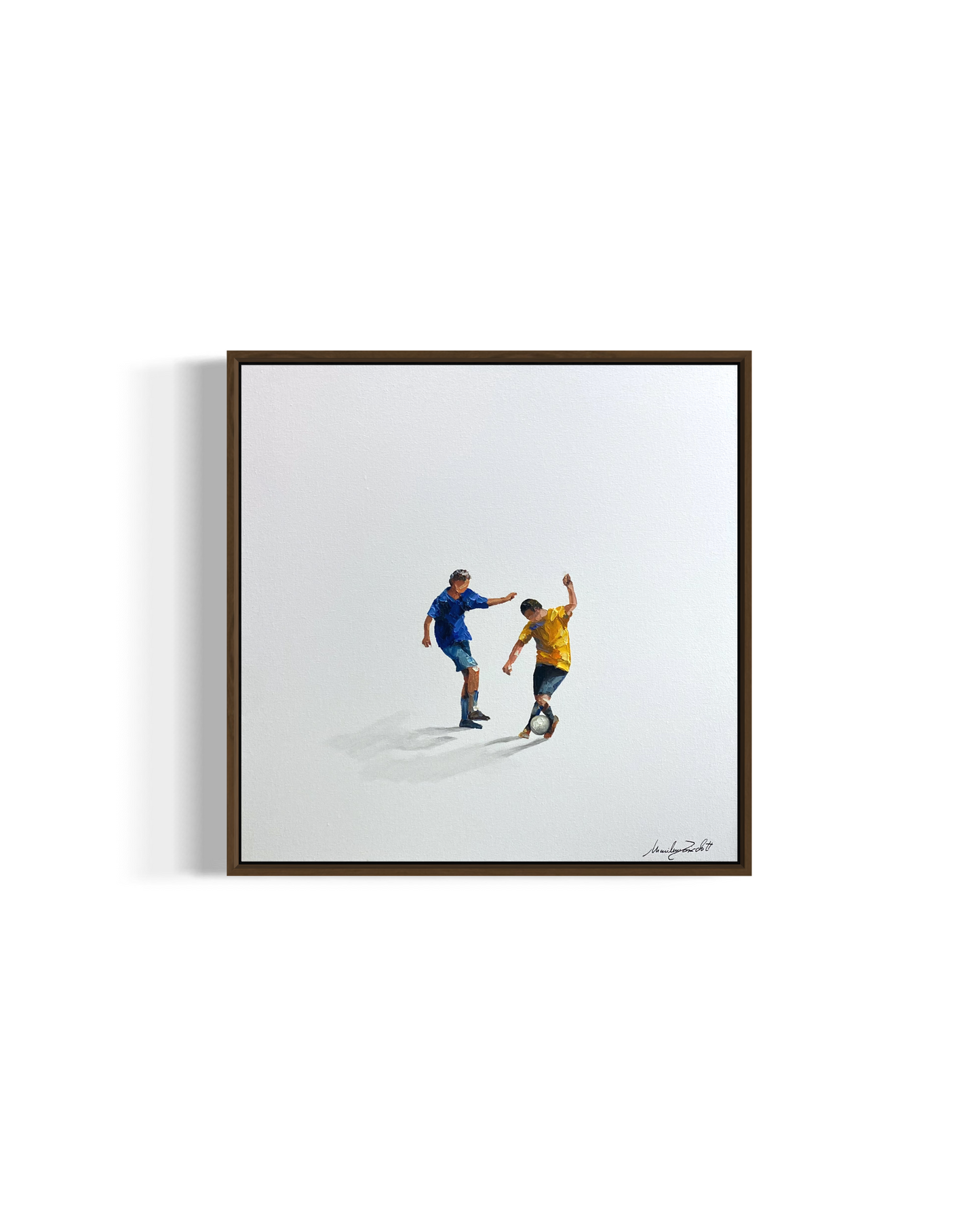 Obra de Arte Minimalista - Esportes - Futebol