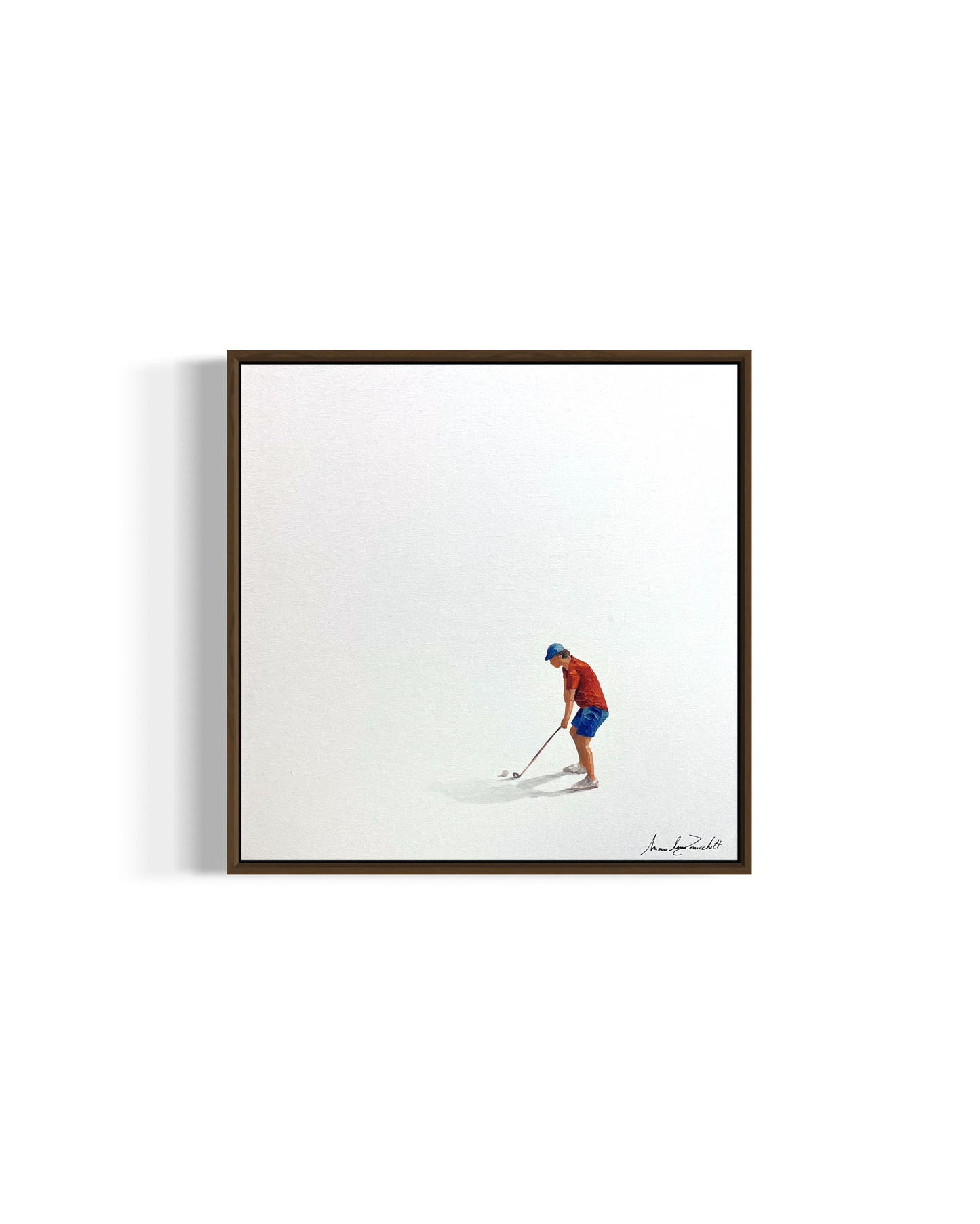Obra de Arte Minimalista - Esportes - Golf
