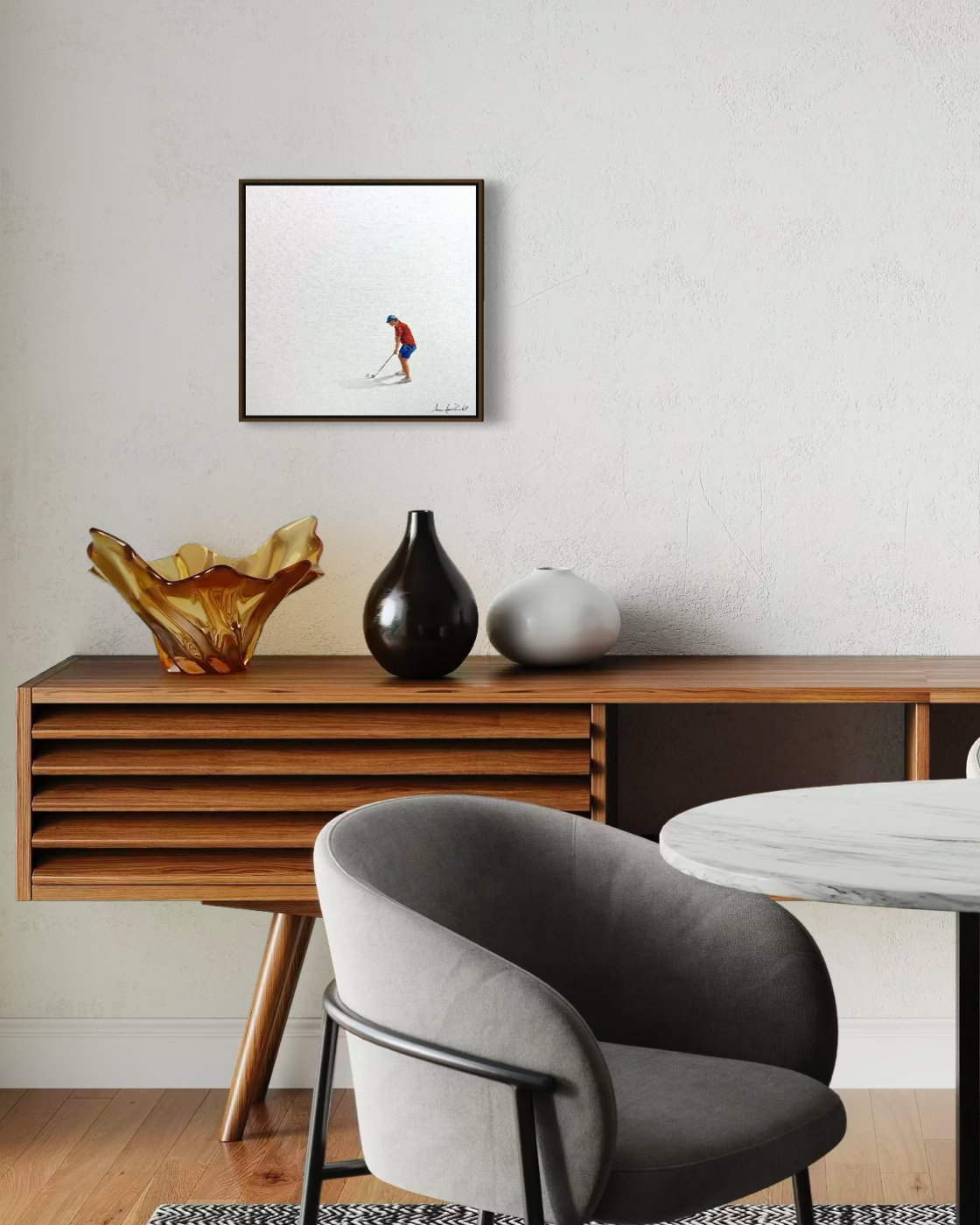 Obra de Arte Minimalista - Esportes - Golf