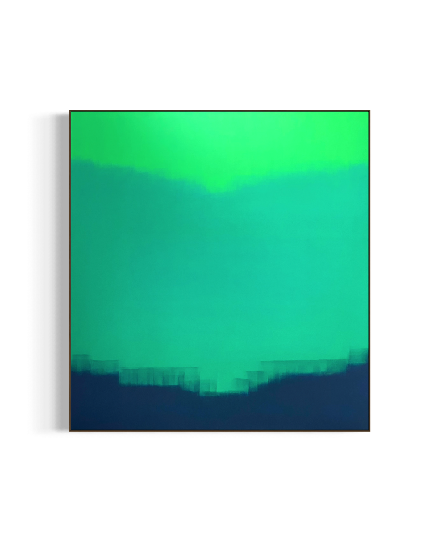 Obra de Arte Abstrata - Horizon Colors Green