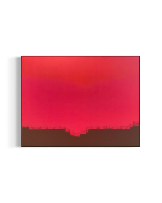 Obra de Arte Abstrata - Horizon Colors Sunset