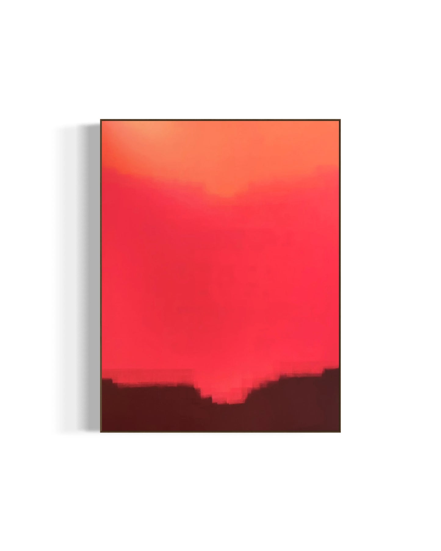 Obra abstracta - Colores del horizonte