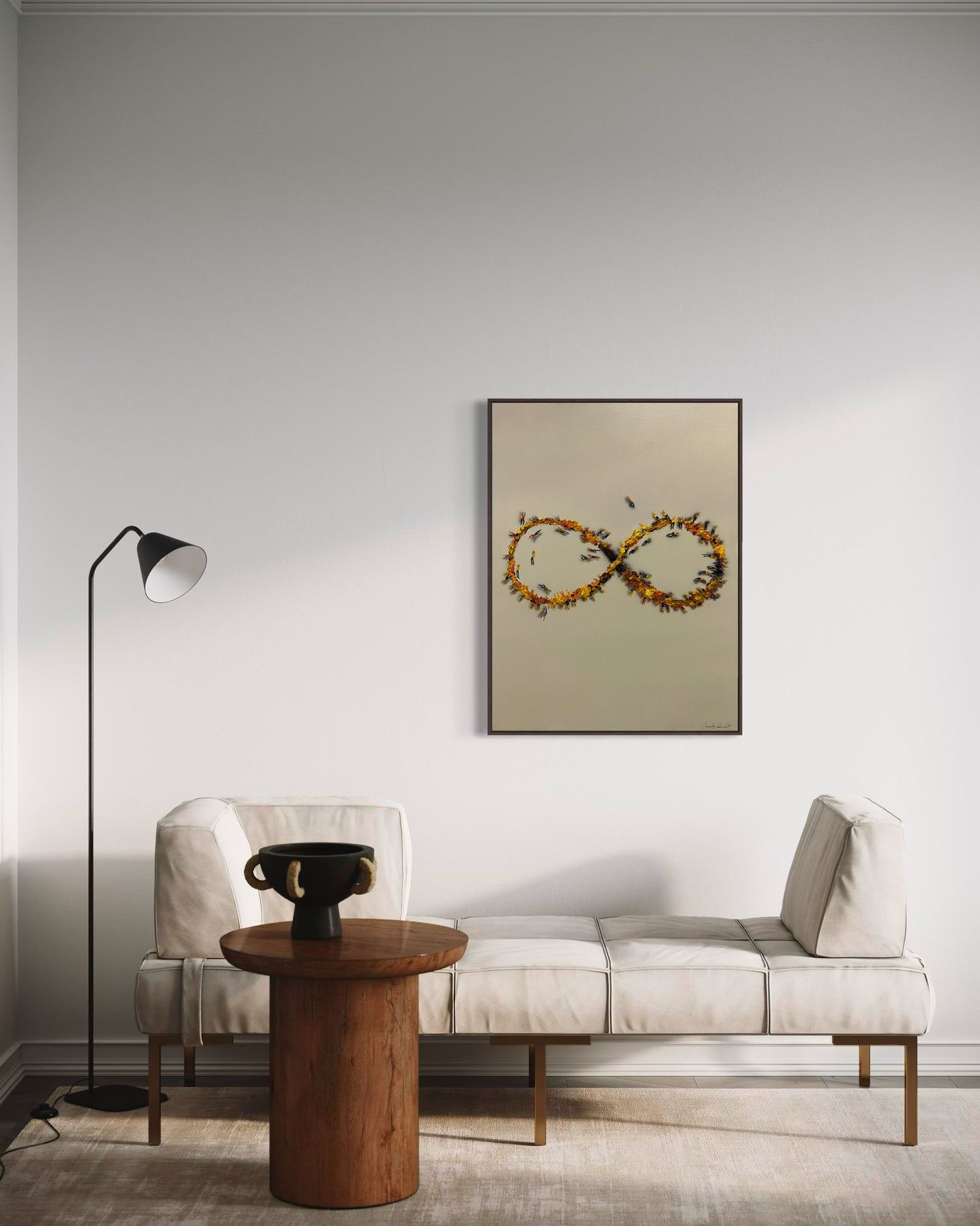 Obra De Arte Minimalista - Aglomerados - Infinito