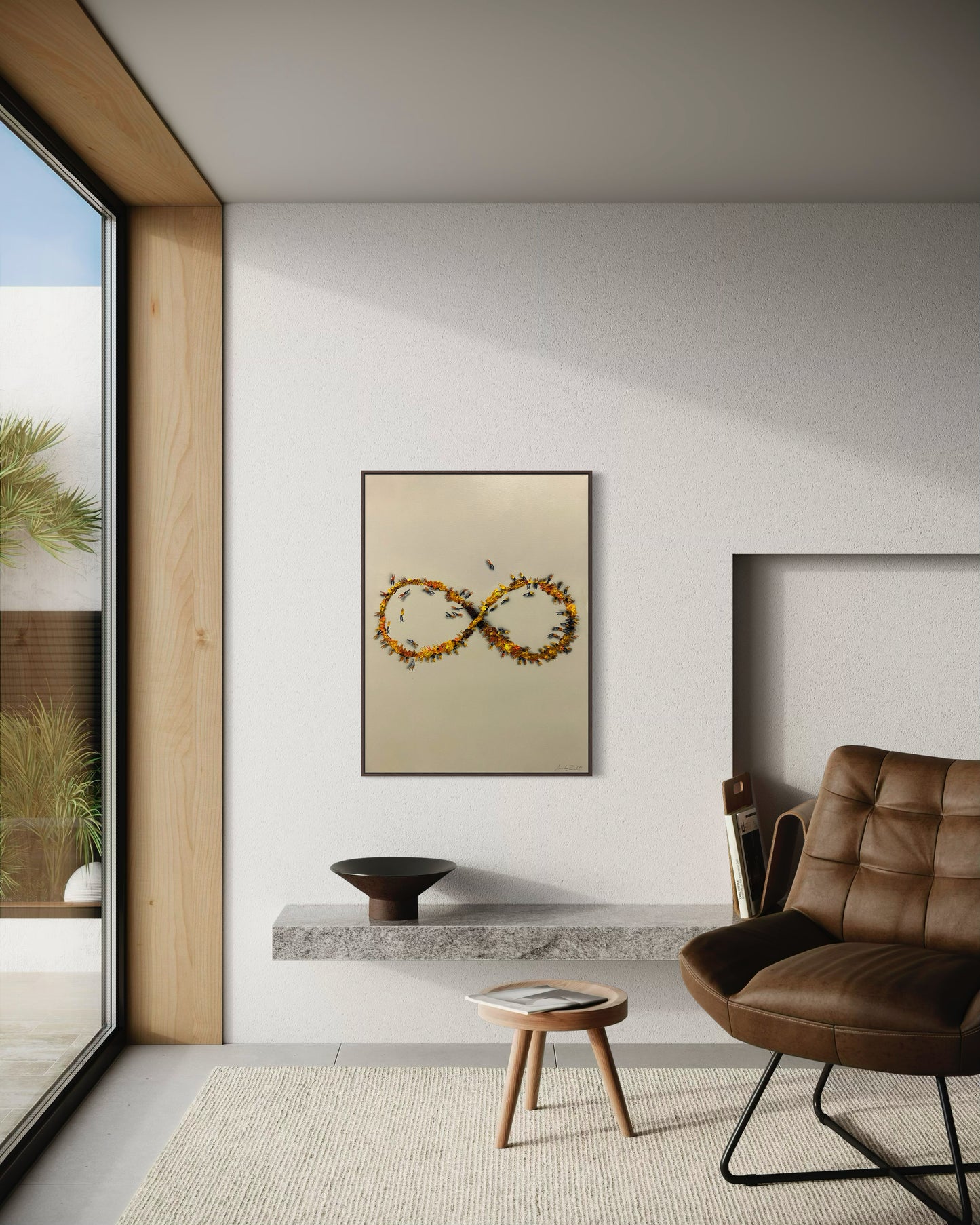 Obra De Arte Minimalista - Aglomerados - Infinito