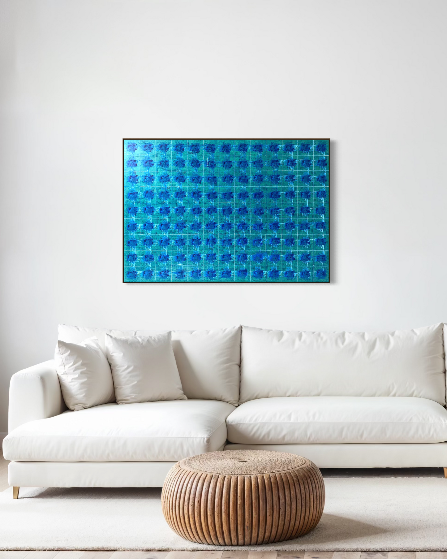 Obra de Arte Abstrata - Ladrilhos - Reflexos