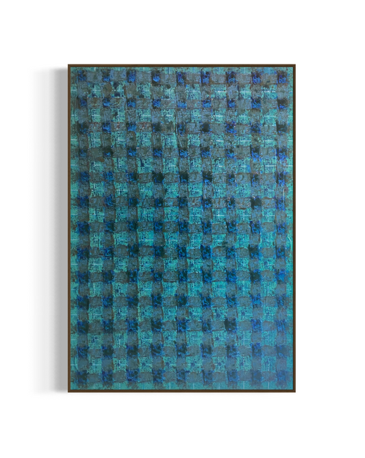 Obra de Arte Abstrata - Ladrilhos - Reflexos