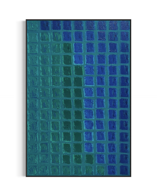 Obra De Arte Abstrata - Ladrilhos