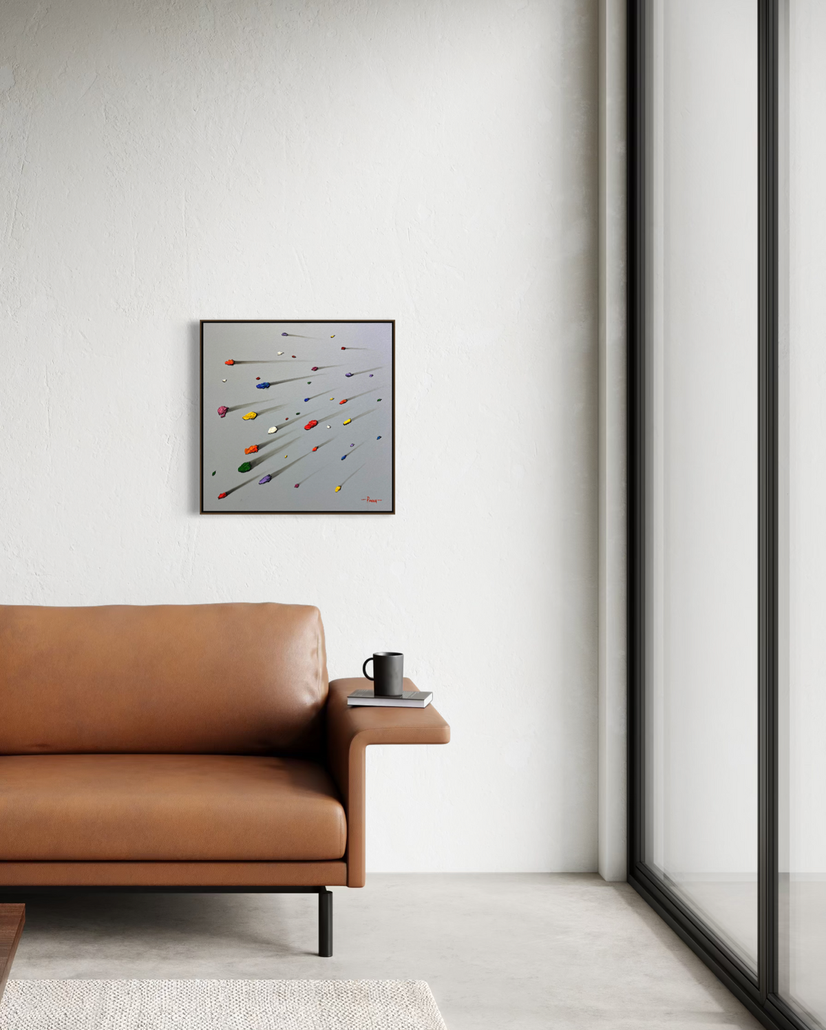 Obra minimalista: meteoritos espaciales