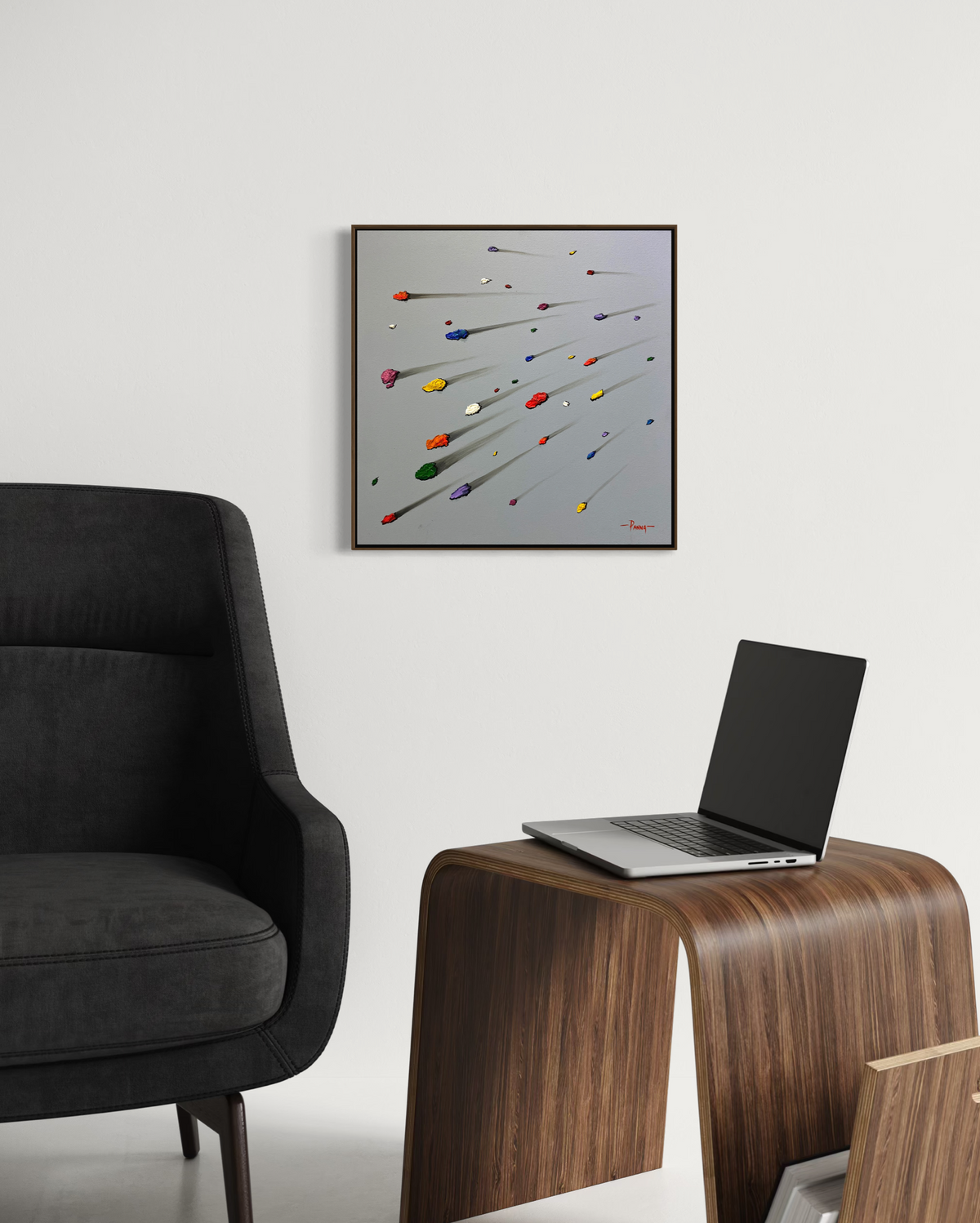 Obra minimalista: meteoritos espaciales