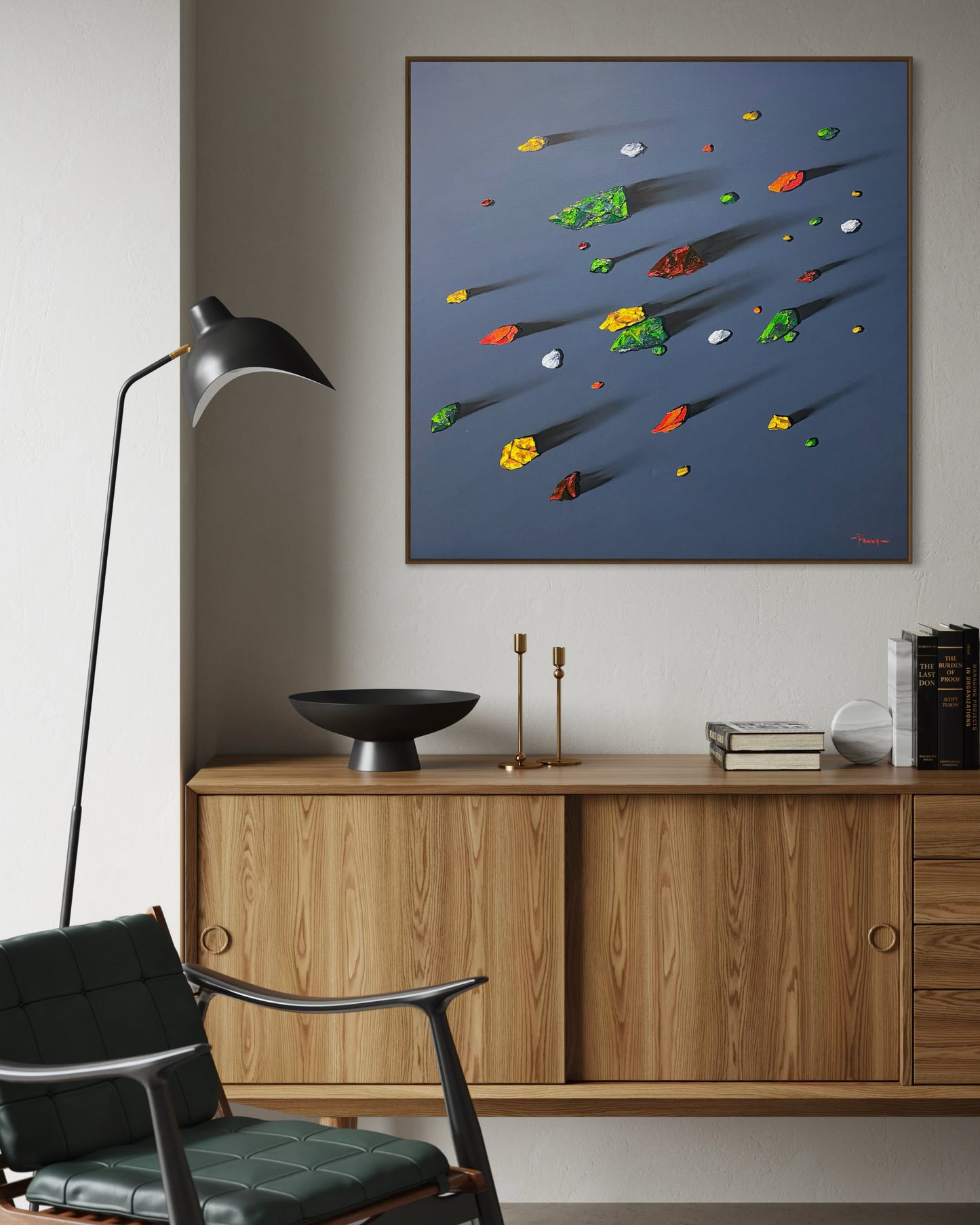 Obra de Arte Minimalista - Meteoritos