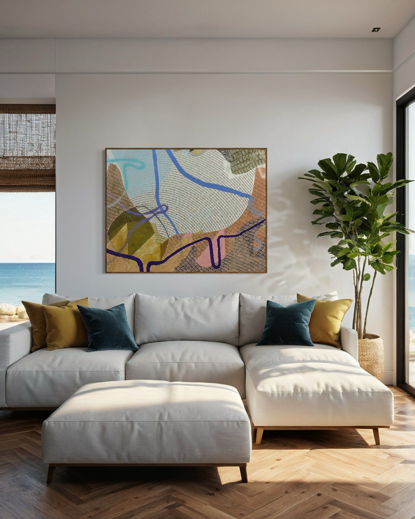 Obra De Arte Abstrata - Texturas