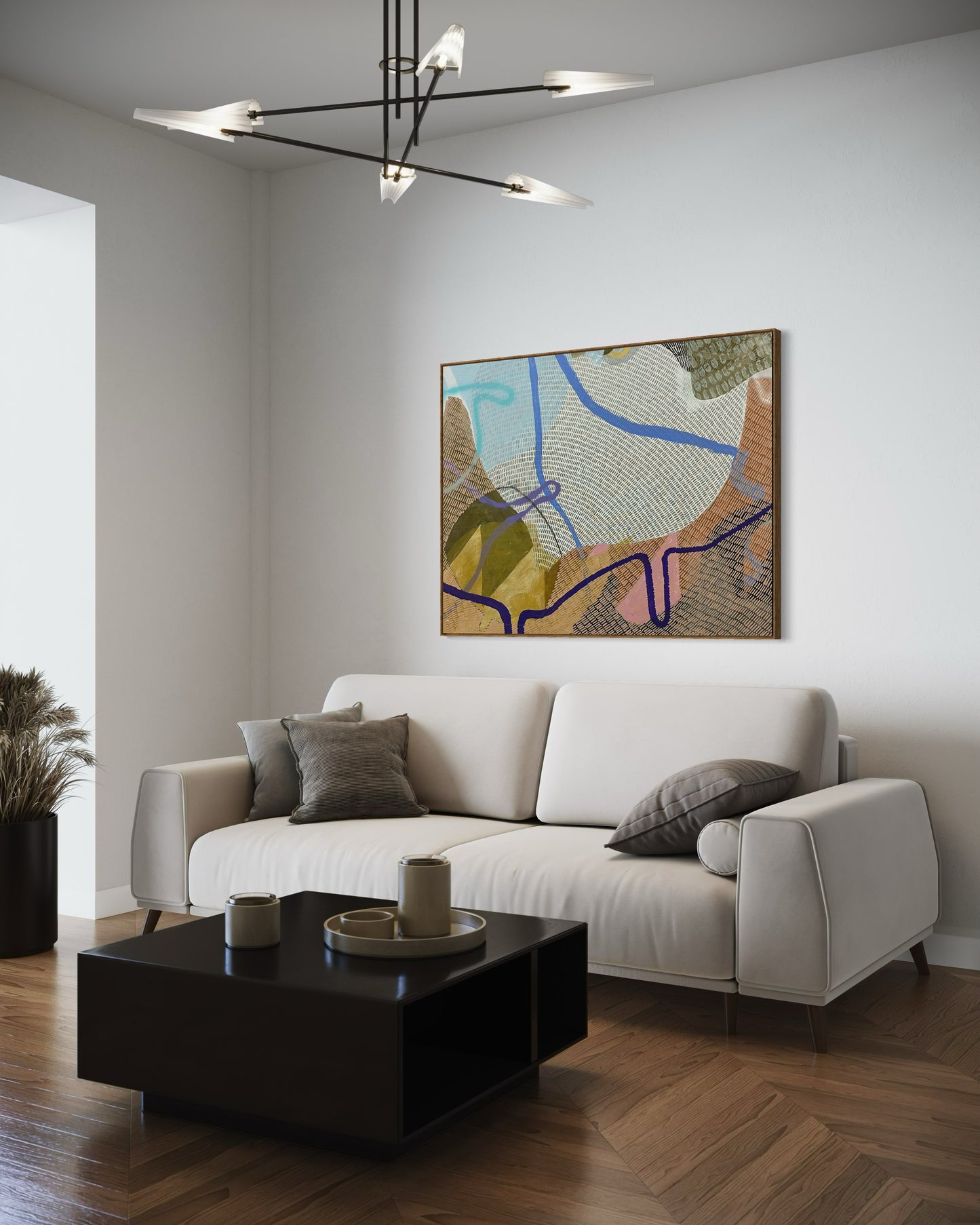 Obra De Arte Abstrata - Texturas