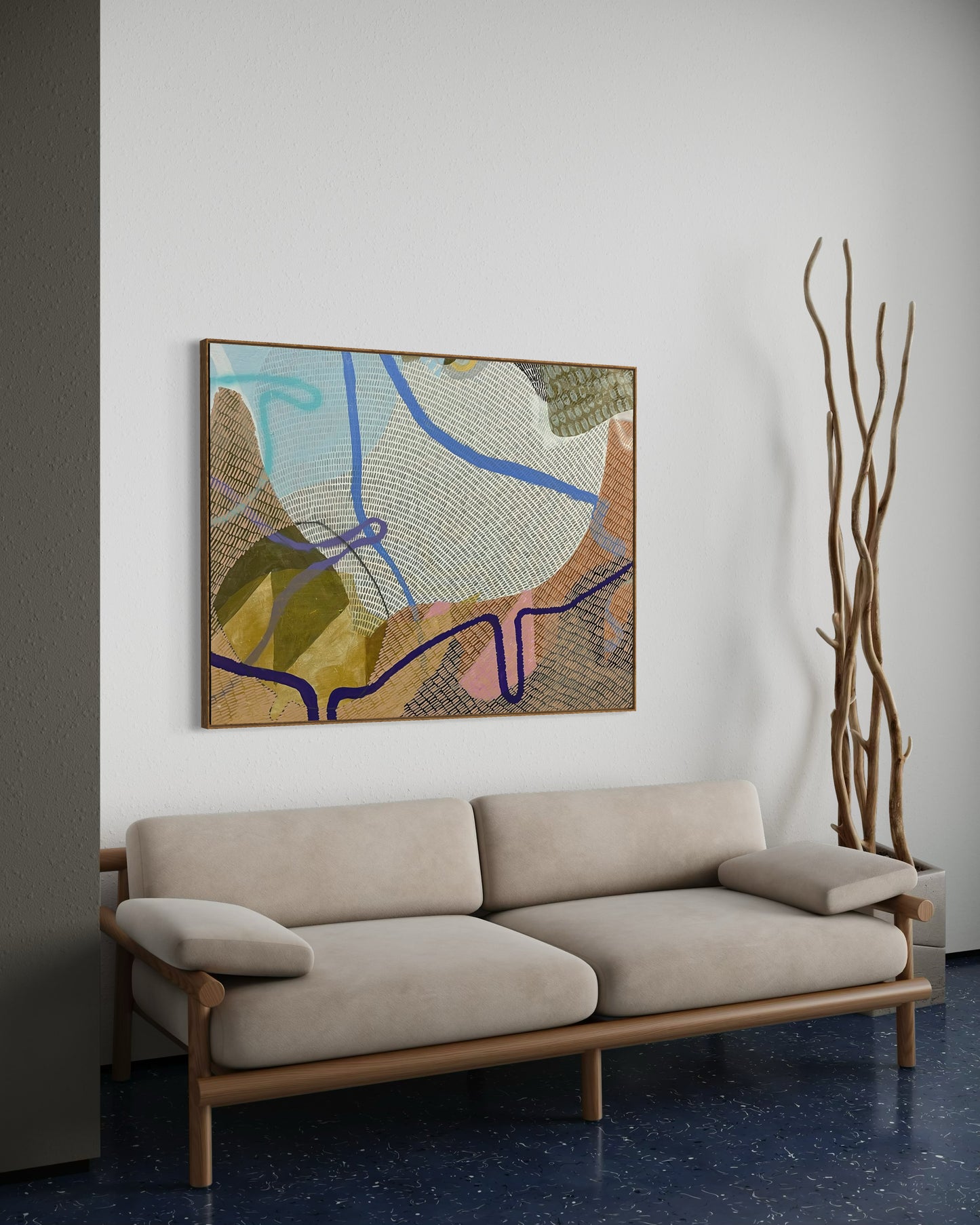 Obra De Arte Abstrata - Texturas