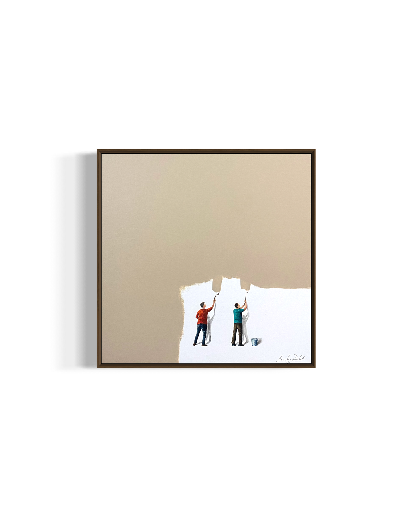 Obra de Arte Minimalista - Pintores - Bege