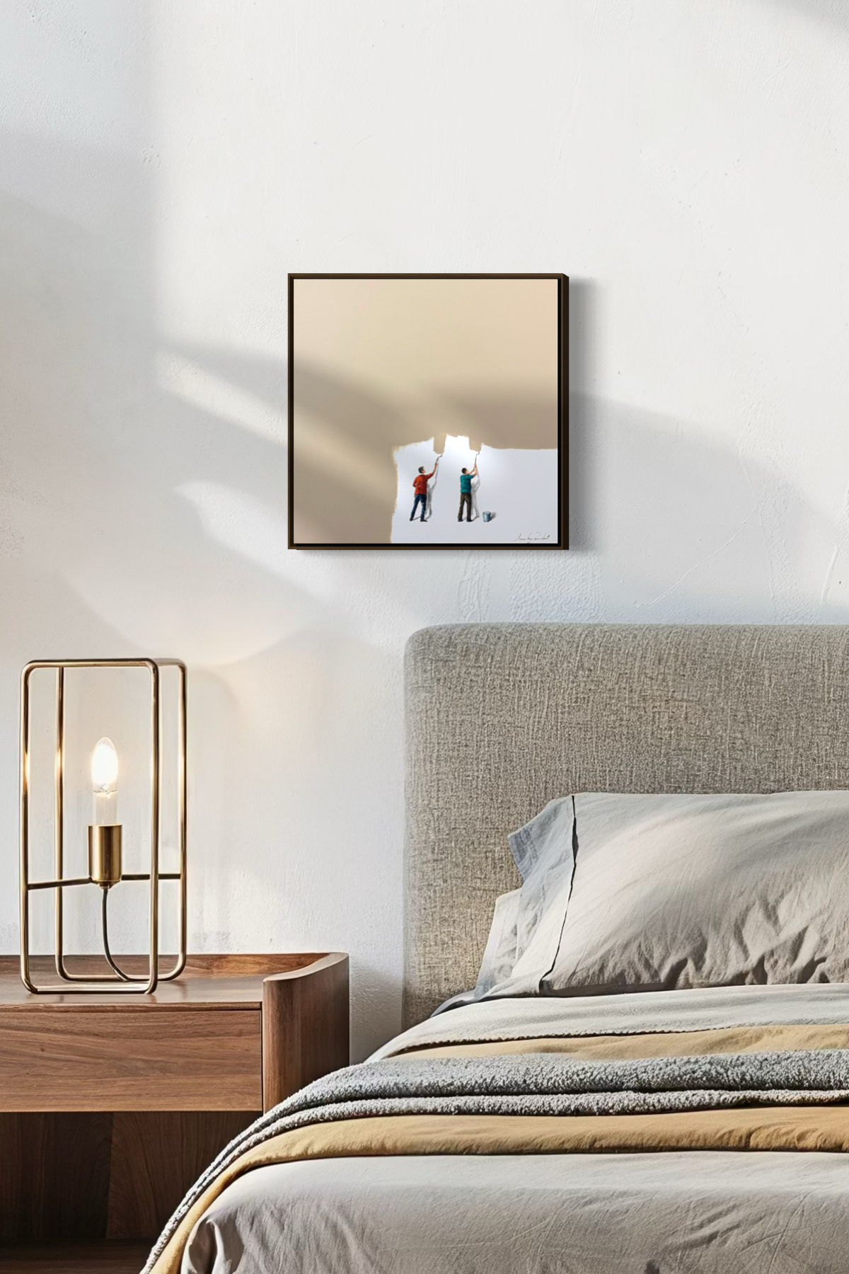 Obra de Arte Minimalista - Pintores - Bege