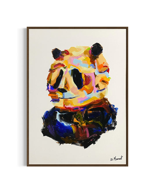 Obra De Arte Figurativa - Panda