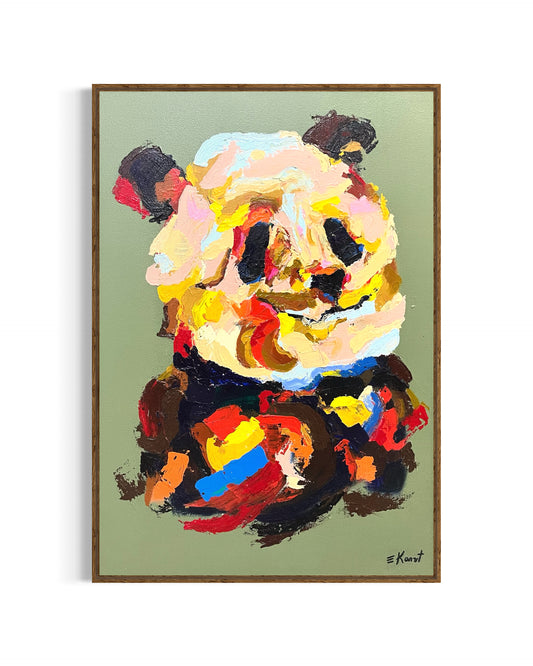 Obra De Arte Figurativa - Panda Gigante