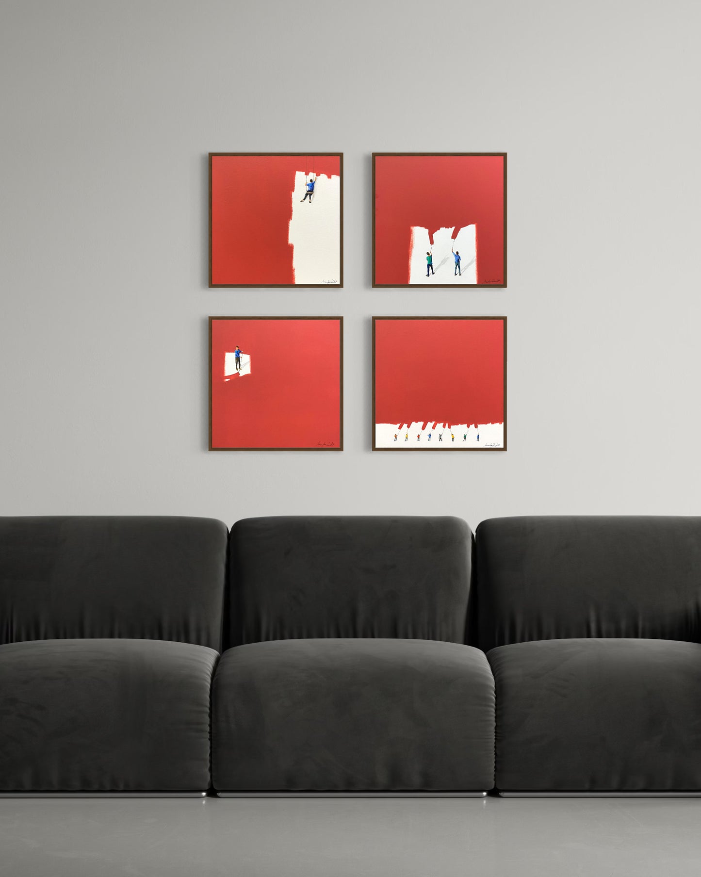 Obra De Arte Minimalista - Pintores - Rubro IV